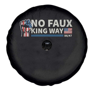 Funny No Faux King Way 8647 Spare Tire Cover Vintage American Flag TS11 Print Your Wear