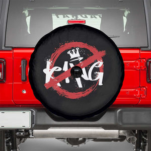 Funny No King Graffiti Style Crown Spare Tire Cover TS11 Black Print Your Wear