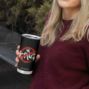 Funny No King Graffiti Style Crown Tumbler Cup TS11 Print Your Wear