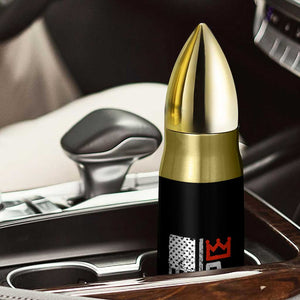 Funny Nope No Kings Vintage American Flag Bullet Tumbler TS11 Print Your Wear