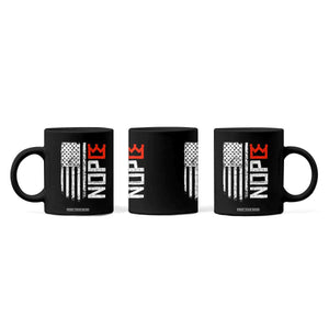 Funny Nope No Kings Vintage American Flag Coffee Mug TS11 Print Your Wear