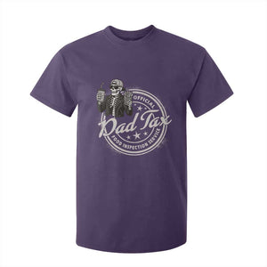 Funny Official Dad Tax Food Inspection Service T Shirt For Kid Skeleton Fathers Day TS11 Purple Print Your Wear