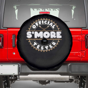 Funny Official Smores Tester Spare Tire Cover Camping Chocolate Marshmallow TS11 Black Print Your Wear