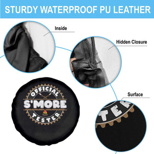 Funny Official Smores Tester Spare Tire Cover Camping Chocolate Marshmallow TS11 Print Your Wear