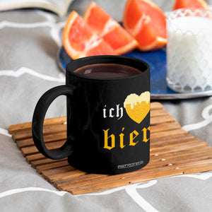 Funny Oktoberfest Coffee Mug Ich Liebe Bier Heart German Beer Foam TS11 Print Your Wear