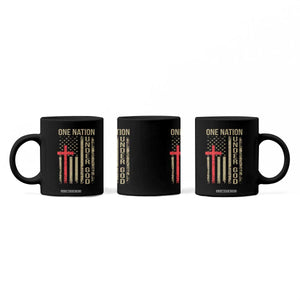 Funny One Nation Under God Coffee Mug 4th Of July Patriotic Christian American Flag TS11 Print Your Wear