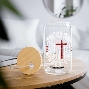 Funny One Nation Under God ESTD 1776 Glass Can 4th Of July Patriotic Christian TS11 Print Your Wear