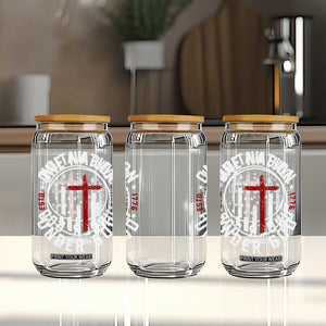 Funny One Nation Under God ESTD 1776 Glass Can 4th Of July Patriotic Christian TS11 Print Your Wear