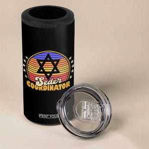 Funny Passover 4 in 1 Can Cooler Tumbler Seder Coordinator Jewish Passover Leader TS02 Print Your Wear