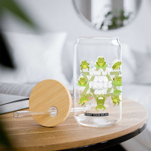 Funny Passover Glass Can Who Let the Frogs Out Jewish Seder Fami TS02 Print Your Wear