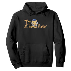 Funny Passover Hoodie Afikoman Hunter Jewish Family Seder Matzah TS02 Black Print Your Wear