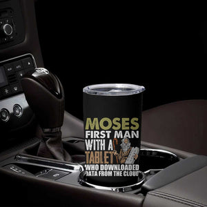 Funny Passover Jewish Tech Pun Tumbler Cup Moses First Man with a Tablet Who Downloaded Data from the Cloud TS02 Print Your Wear