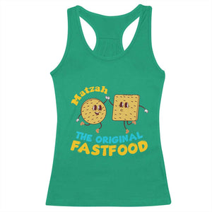 Funny Passover Matzah Racerback Tank Top The Original Fast Food Seder Jewish TS02 Irish Green Print Your Wear