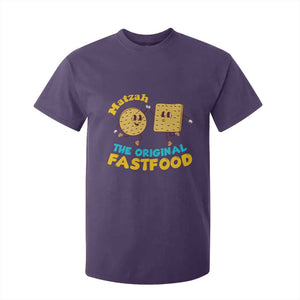 Funny Passover Matzah T Shirt For Kid The Original Fast Food Seder Jewish TS02 Purple Print Your Wear