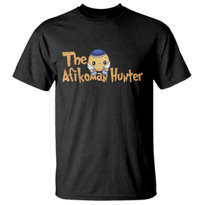 Funny Passover T Shirt Afikoman Hunter Jewish Family Seder Matzah TS02 Black Print Your Wear