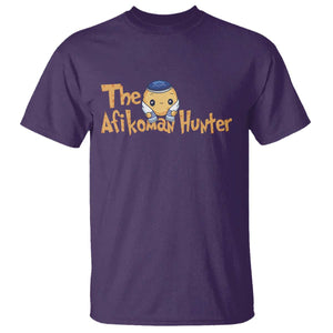 Funny Passover T Shirt Afikoman Hunter Jewish Family Seder Matzah TS02 Purple Print Your Wear