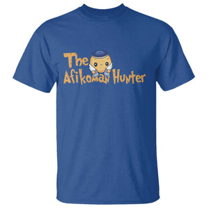 Funny Passover T Shirt Afikoman Hunter Jewish Family Seder Matzah TS02 Royal Blue Print Your Wear