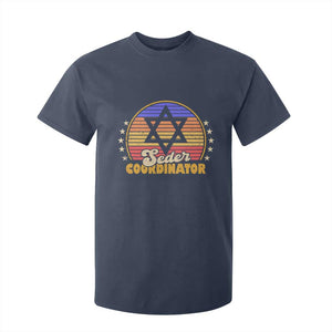Funny Passover T Shirt For Kid Seder Coordinator Jewish Passover Leader TS02 Navy Print Your Wear