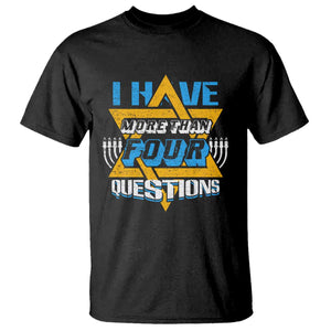 Funny Passover T Shirt Funny I Have More Than Four Questions Passover Kids TS02 Black Print Your Wear