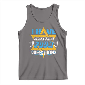 Funny Passover Tank Top Funny I Have More Than Four Questions Passover Kids TS02 Deep Heather Print Your Wear