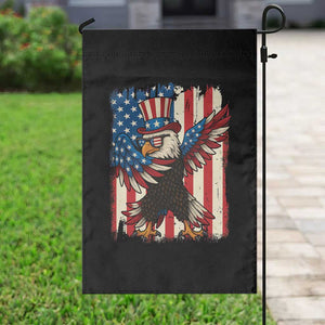 Funny Patriotic Dabbing American Flag Bald Eagle 4th Of July Garden Flag TS11 Print Your Wear
