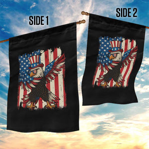 Funny Patriotic Dabbing American Flag Bald Eagle 4th Of July Garden Flag TS11 Print Your Wear