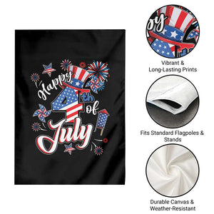 Funny Patriotic Independence Day Garden Flag Happy 4th Of July American Firework TS11 Print Your Wear