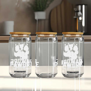 Funny Pawdre The Dog Father Glass Can Fur Dad Fathers Day Vintage Paw Prints TS11 Print Your Wear