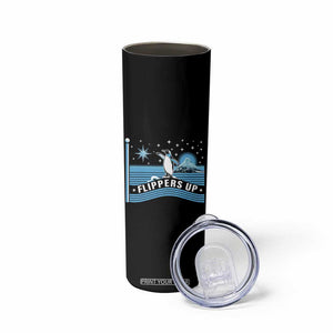 Funny Penguin Resist Skinny Tumbler Heard Island Flippers Up I Stand With Penguins TS02 Print Your Wear