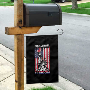 Funny Pickleball and Freedom Garden Flag Stature of Liberty 4th of July American Flag TS02 Print Your Wear