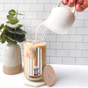 Funny Pouring Beer American Flag 4th Of July Craft Brewery Glass Can TS11 Print Your Wear