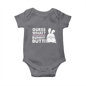 Funny Rabbit Guess What Bunny Butt Baby Onesie TS11 Charcoal Print Your Wear