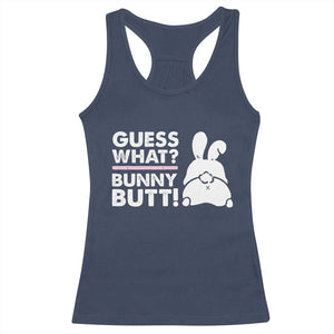 Funny Rabbit Guess What Bunny Butt Racerback Tank Top TS11 Navy Print Your Wear