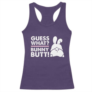 Funny Rabbit Guess What Bunny Butt Racerback Tank Top TS11 Purple Print Your Wear