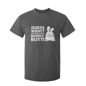 Funny Rabbit Guess What Bunny Butt T Shirt For Kid TS11 Dark Heather Print Your Wear