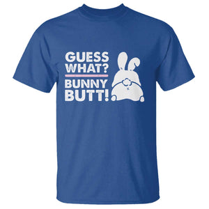 Funny Rabbit Guess What Bunny Butt T Shirt TS11 Royal Blue Print Your Wear