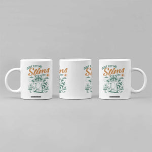 Funny Raccoon Autism Awareness Coffee Mug Just Let Me Stim Bro TS02 Print Your Wear