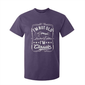 Funny Racing Formula Car I Am Not Old I Am Classic T Shirt For Kid Fathers Day TS11 Purple Print Your Wear