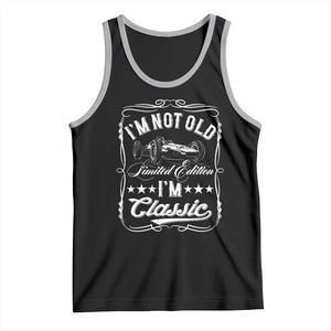 Funny Racing Formula Car I Am Not Old I Am Classic Tank Top Fathers Day TS11 Black Athletic Heather Print Your Wear
