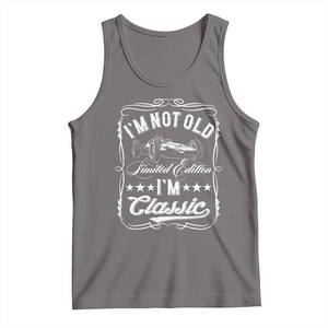 Funny Racing Formula Car I Am Not Old I Am Classic Tank Top Fathers Day TS11 Deep Heather Print Your Wear