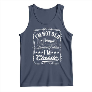 Funny Racing Formula Car I Am Not Old I Am Classic Tank Top Fathers Day TS11 Navy Print Your Wear