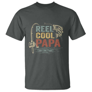 Funny Reel Cool Papa T Shirt Fishing Dad Fisherman Father's Day TS11 Print Your Wear