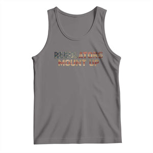 Funny Regulators Mount Up 4th Of July USA Independence Day Tank Top TS11 Deep Heather Print Your Wear