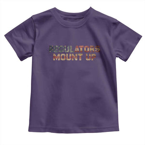 Funny Regulators Mount Up 4th Of July USA Independence Day Toddler T Shirt TS11 Purple Print Your Wear