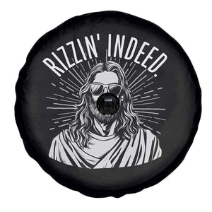 Funny Religious Christian Jesus Meme Spare Tire Cover Rizzin Indeed TS11 Print Your Wear