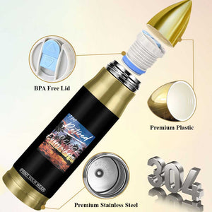 Funny Retirement Gift Bullet Tumbler I'm Retired It's 5 O'Clock Everywhere Beach Summer Vibes TS10 Print Your Wear