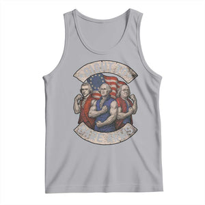 Funny Right to Bare Arms Founding Fathers Tank Top 4th of July Patriotic Celebrations TS10 Athletic Heather Print Your Wear