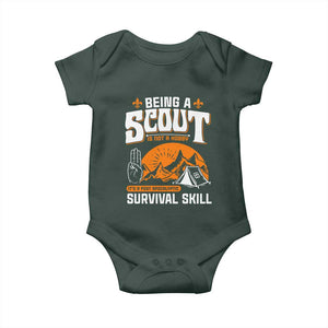 Funny Scout Baby Onesie Being A Scout Is Not A Hobby Survival Skill Adventure TS02 Print Your Wear