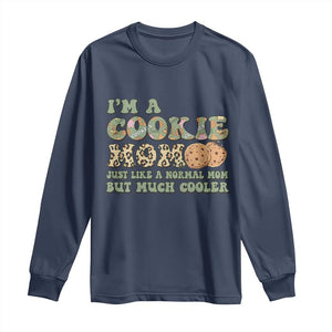 Funny Scout Girl Mom Long Sleeve Shirt I'm A Cookie Mom Cookie Dealer Troop Leader TS02 Navy Print Your Wear