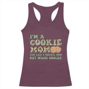 Funny Scout Girl Mom Racerback Tank Top I'm A Cookie Mom Cookie Dealer Troop Leader TS02 Maroon Print Your Wear